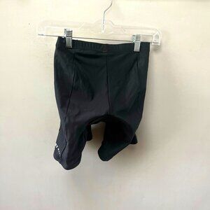 REI Womens Black Cycling Shorts S Nylon/Lycra Blend Padded Bottom